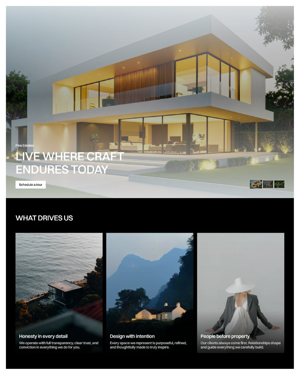 Haven - Luxury Real Estate Framer Template